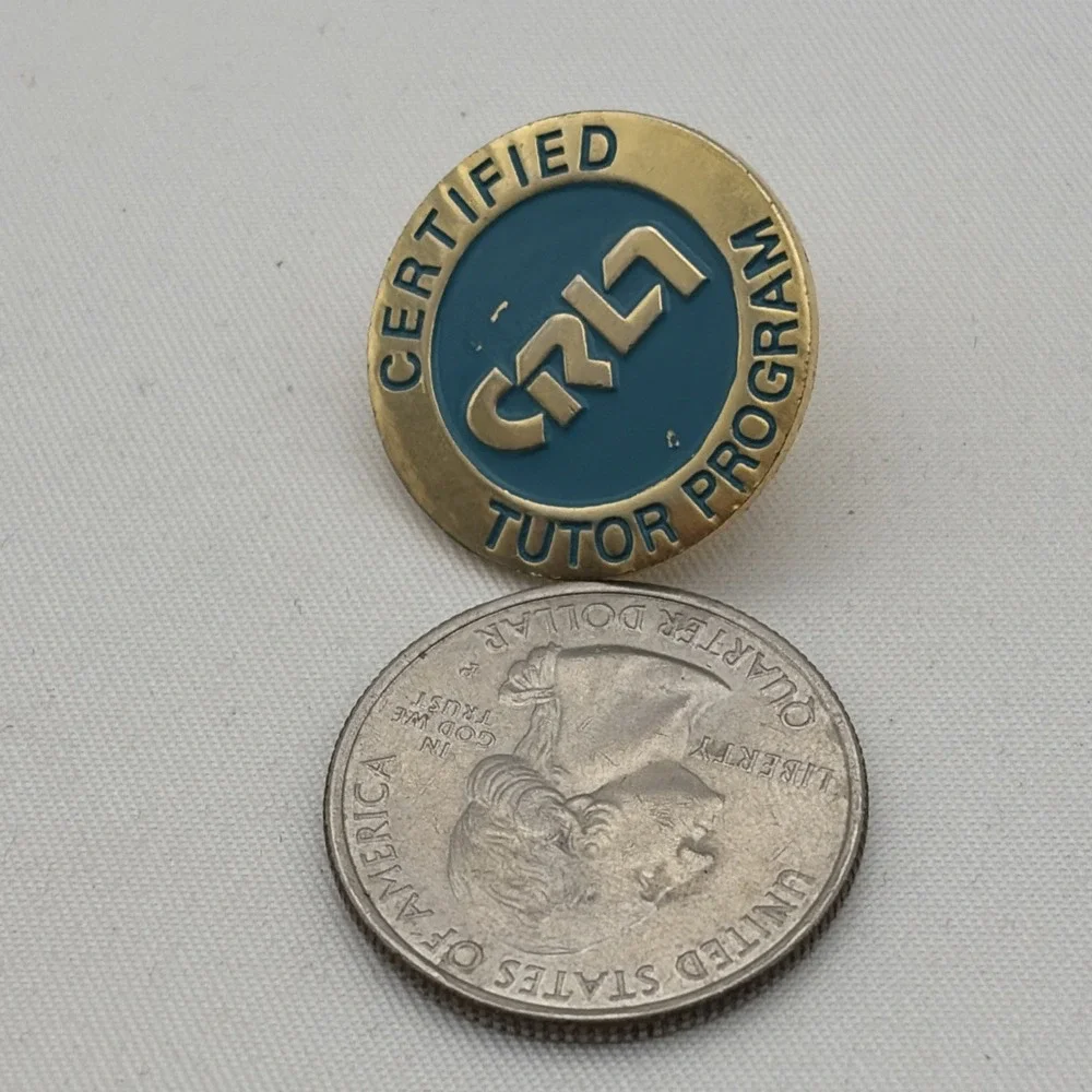 CRLA Certified Tutor Program College Reading Learning Association Lapel Hat Pin